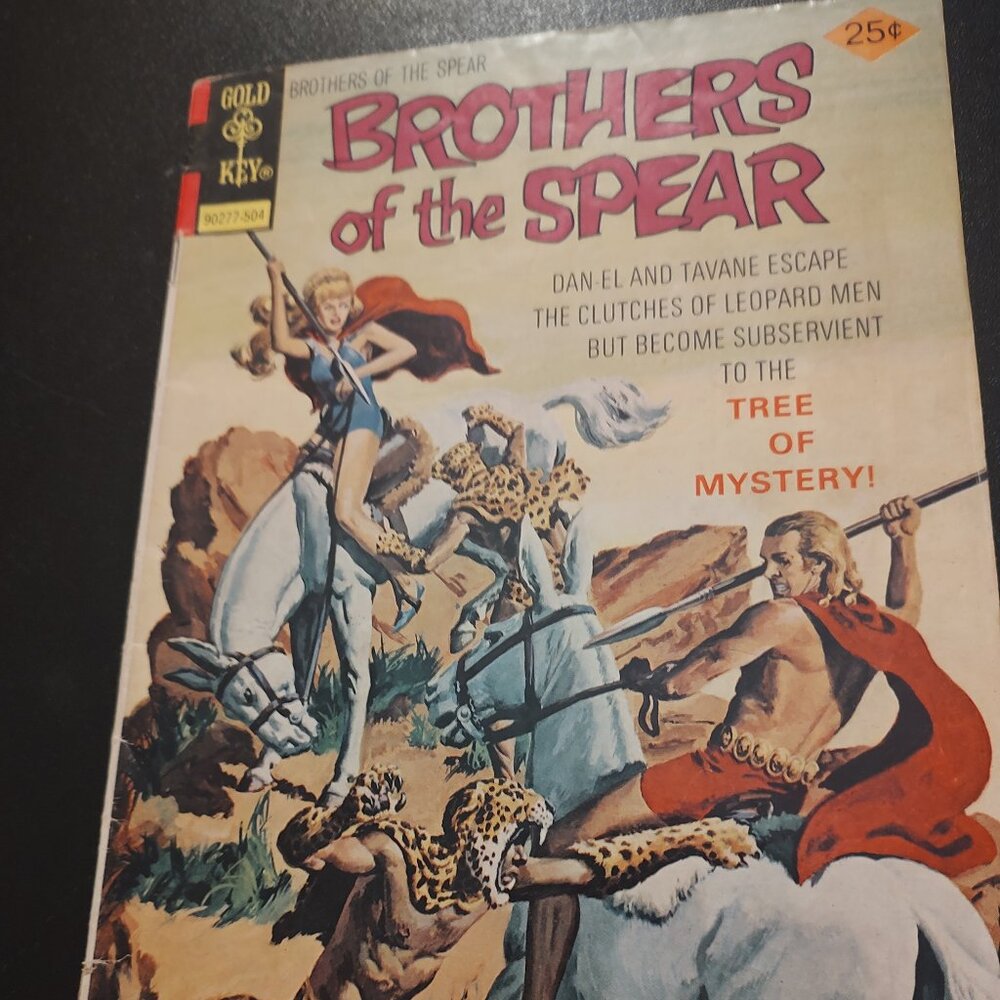 BROTHERS OF THE SPEAR # 13 GOLD KEY BY GAYLORD DU BOIS PAINTED COVER BY WILSON
